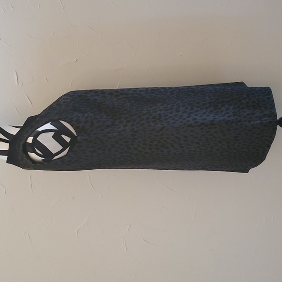 Michael Kors Black & Gray Leapard Print Lined Dress Med NWT - Picture 6 of 10